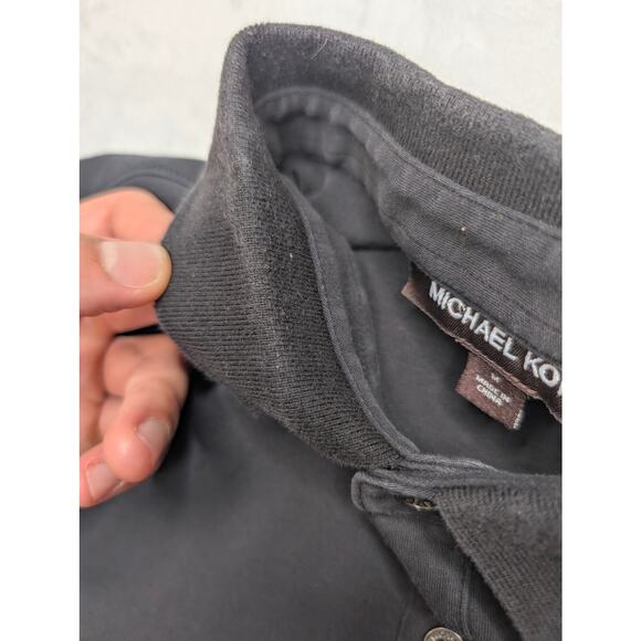 MICHAEL KORS Men's Polo Shirt - Medium Black - Picture 5 of 5